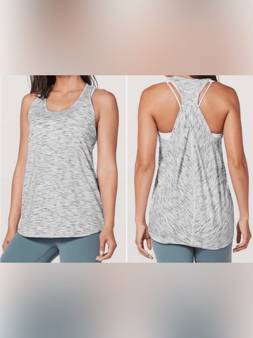 Lululemon Essential Tank Pleated *Seriously Light Luon